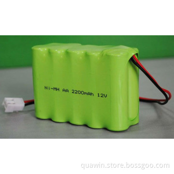 12V Ni-MH AA Battery Pack 2200mAh